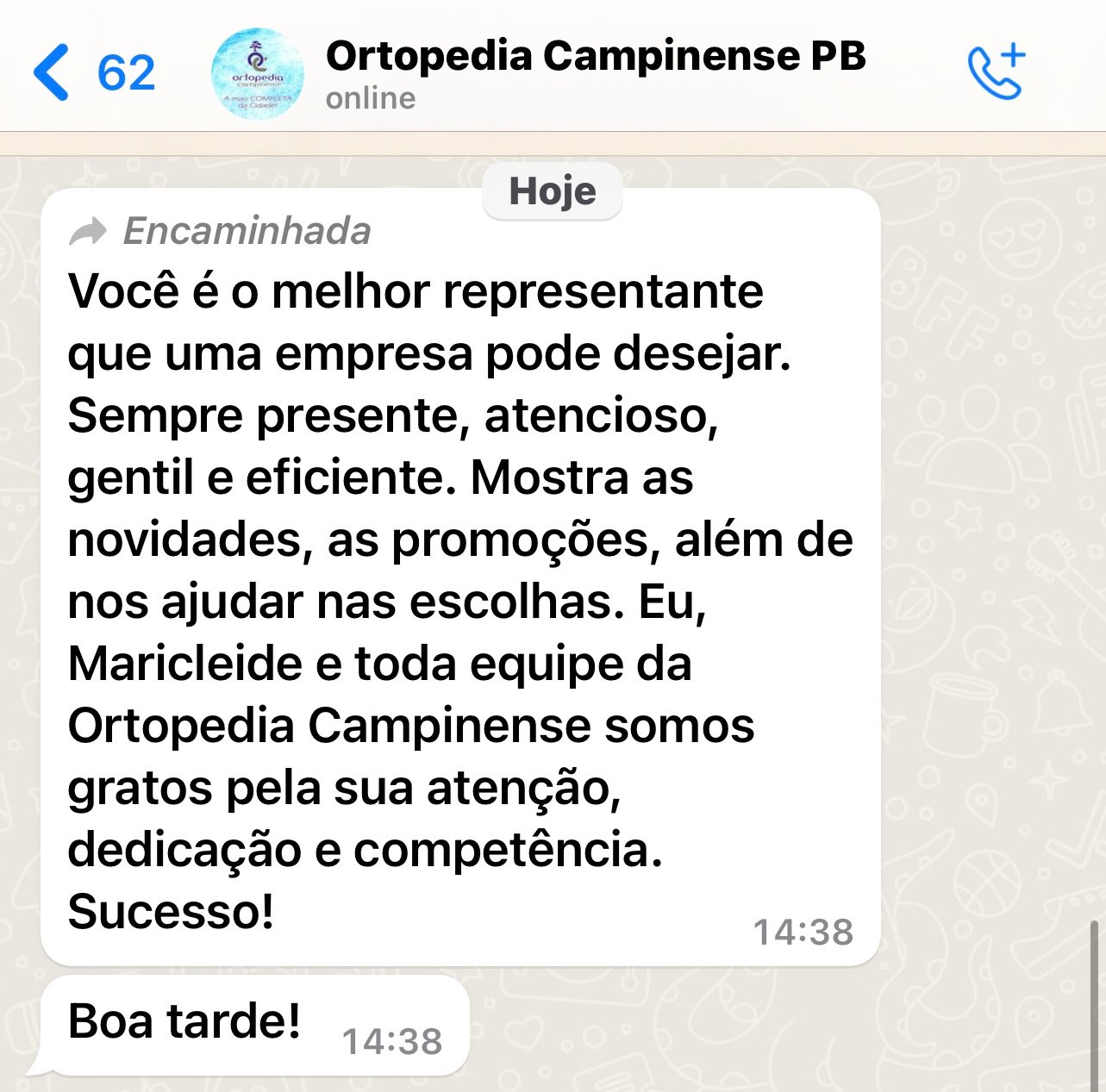 Depoimento Maricleide - Loja Ortopedia Campinense Campina Grande - PB